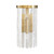 Worlds Away Two Light Hanging Textured Glass Sconce - Brushed Brass