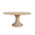 Worlds Away Natural Rope Wrapped Base Dining Table - Top And Base - Cerused Oak