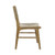 Worlds Away Rattan Wrapped Dining Chair - Matte Cerused Oak