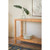 Worlds Away Two Tier Console - Natural Rattan