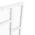 Worlds Away Bamboo Detail Mirror - White Lacquer