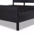 Four Hands Sydney Bed - King - Black Wash W/ Black Cane