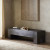 Four Hands Abaso Accent Bench - Ebony Rustic Wormwood Oak