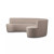 Four Hands Sanda Dining Banquette - Kerbey Camel - Dining Banquete