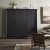 Four Hands Renaud 3 - Door Cabinet - Charcoal Oak Veneer