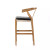 Four Hands Muestra Counter Stool - Natural Teak - Pebble Black