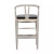 Four Hands Muestra Counter Stool - Weathered Grey - Pebble Black