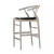 Four Hands Muestra Counter Stool - Weathered Grey - Pebble Black