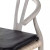 Four Hands Muestra Counter Stool - Weathered Grey - Pebble Black
