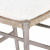 Four Hands Muestra Counter Stool - Weathered Grey - Cream Shorn Sheepskin