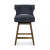 Four Hands Task Swivel Counter Stool - Modern Velvet Shadow