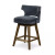 Four Hands Task Swivel Counter Stool - Modern Velvet Shadow