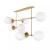 Four Hands Armstrong Linear Chandelier - Burnished Brass - Opal Matte Glass