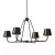 Four Hands Dudley Chandelier - Dark Antique Iron - Dark Antique Iron