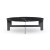 Four Hands Marble Round Coffee Table With Iron - Black Marble