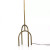 Four Hands Arc Floor Lamp - Antique Brass Iron