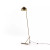 Four Hands Becker Floor Lamp - Charcoal & White Marble