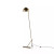 Four Hands Becker Floor Lamp - Charcoal & White Marble