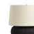 Four Hands Kragen Table Lamp - Textured Matte Black Porcelain