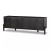 Four Hands Reza Media Console - Worn Black Parawood