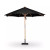 Four Hands Baska Outdoor Round Umbrella - Arashi Black