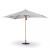 Four Hands Baska Outdoor Rectangular Umbrella - Arashi Salt