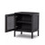 Four Hands Sydney Nightstand - Left - Black Wash W/ Black Cane