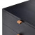 Four Hands Trey Modular Wide Filing Cabinet - Black Wash Poplar