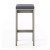 Four Hands Monterey Bar Stool, Weathered Grey - Faye Navy (Closeout)
