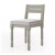 Four Hands Waller Outdoor Dining Chair - Stone Grey - Weathered Grey (Closeout)