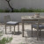 Four Hands Waller Outdoor Dining Chair - Faye Navy - Weathered Grey (Closeout)