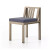 Four Hands Monterey Outdoor Dining Chair - Faye Navy - Brown Wash (Closeout)