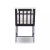 Four Hands Crete Outdoor Dining Chair - Black Teak