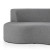 Four Hands Opal Outdoor 2 - Piece Sectional - Curved - Hayes Smoke