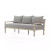 Four Hands Waller Outdoor Sofa - Faye Ash - Washed Brown - 82" (Closeout)