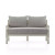 Four Hands Waller Outdoor Sofa - Faye Ash - Weathered Grey - 56"