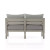 Four Hands Waller Outdoor Sofa - Faye Ash - Weathered Grey - 56" (Closeout)