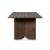 Four Hands Joette Outdoor Dining Table - Stained Saddle Brown