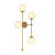 Four Hands Armstrong 4 R Sconce - Burnished Brass - Opal Matte Glass