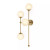 Four Hands Armstrong 4 L Sconce - Burnished Brass - Opal Matte Glass