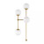 Four Hands Armstrong 4 L Sconce - Burnished Brass - Opal Matte Glass