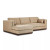 Four Hands Lawrence 2 - Piece Sectional W/ Chaise - Left Arm Facing - Quenton Pebble