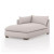 Four Hands BYO: Westwood Sectional - Left Chaise Piece - 43.5" - Bayside Pebble