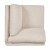 Four Hands BYO: Toland Sectional - Palma Cream - Corner Piece