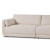 Four Hands Toland 3 - Piece Sectional W/ Ottoman - Palma Cream