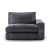 Four Hands BYO: Bloor Sectional - Raf Piece - Charcoal Worn Velvet (Closeout)