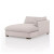 Four Hands BYO: Westwood Sectional - Right Chaise Piece - 51" - Bayside Pebble