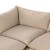 Four Hands Grant Slipcover 5 - Piece Sectional - 154" - Antwerp Taupe