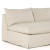 Four Hands Grant Slipcover 3 - Piece Sectional - 134" - Antwerp Natural