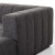 Four Hands BYO: Langham Channeled Sectional - Right Chaise - Saxon Charcoal